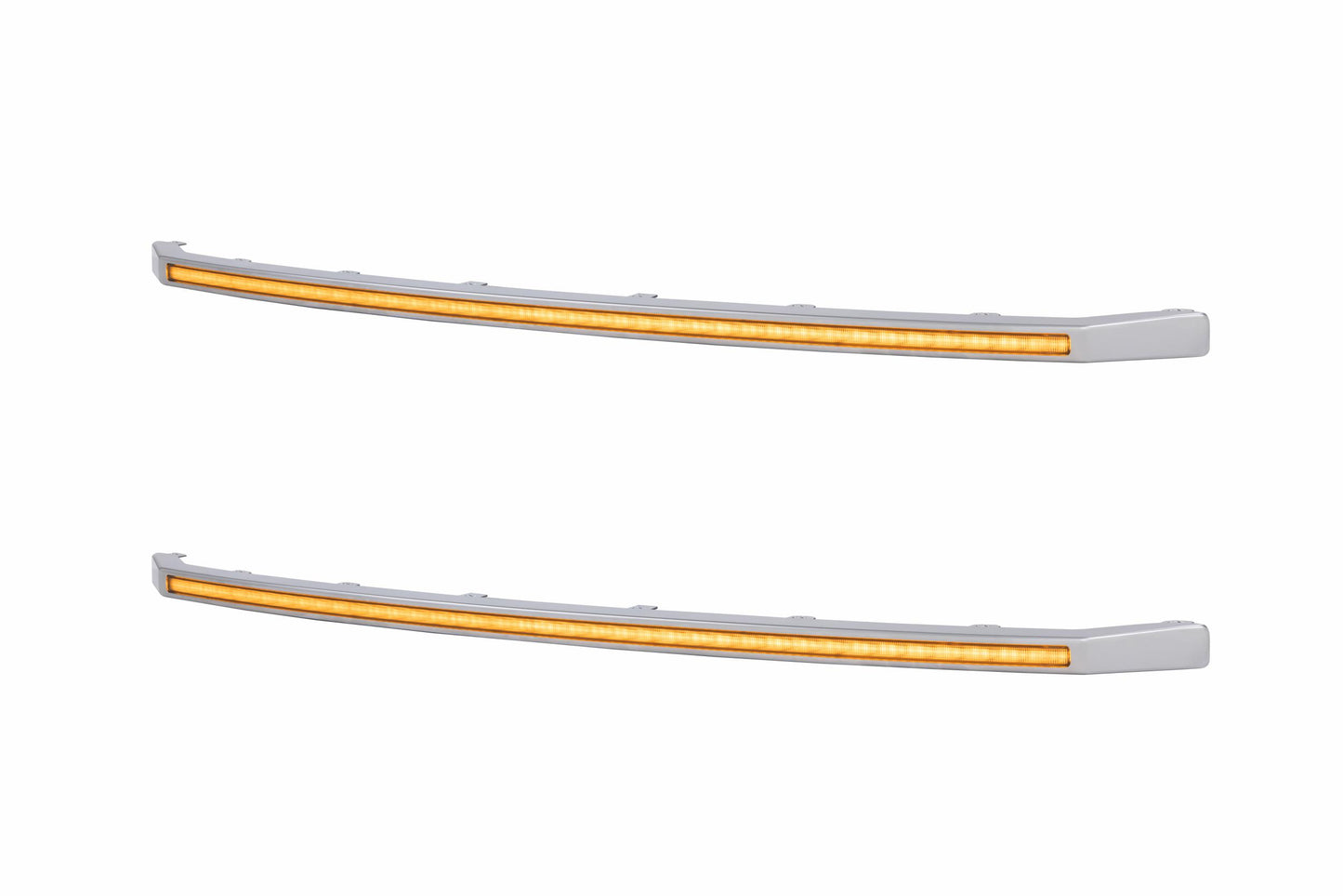 XBG LED DRL Grille Inserts: Ford Super Duty Platinum (20-22 / Amber DRL / Set)