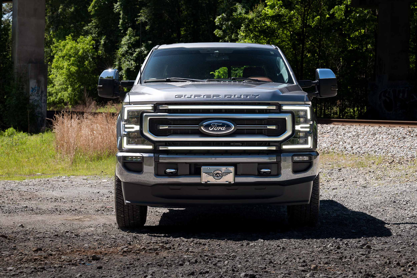 XBG LED DRL Grille Inserts: Ford Super Duty Platinum (20-22 / Set)