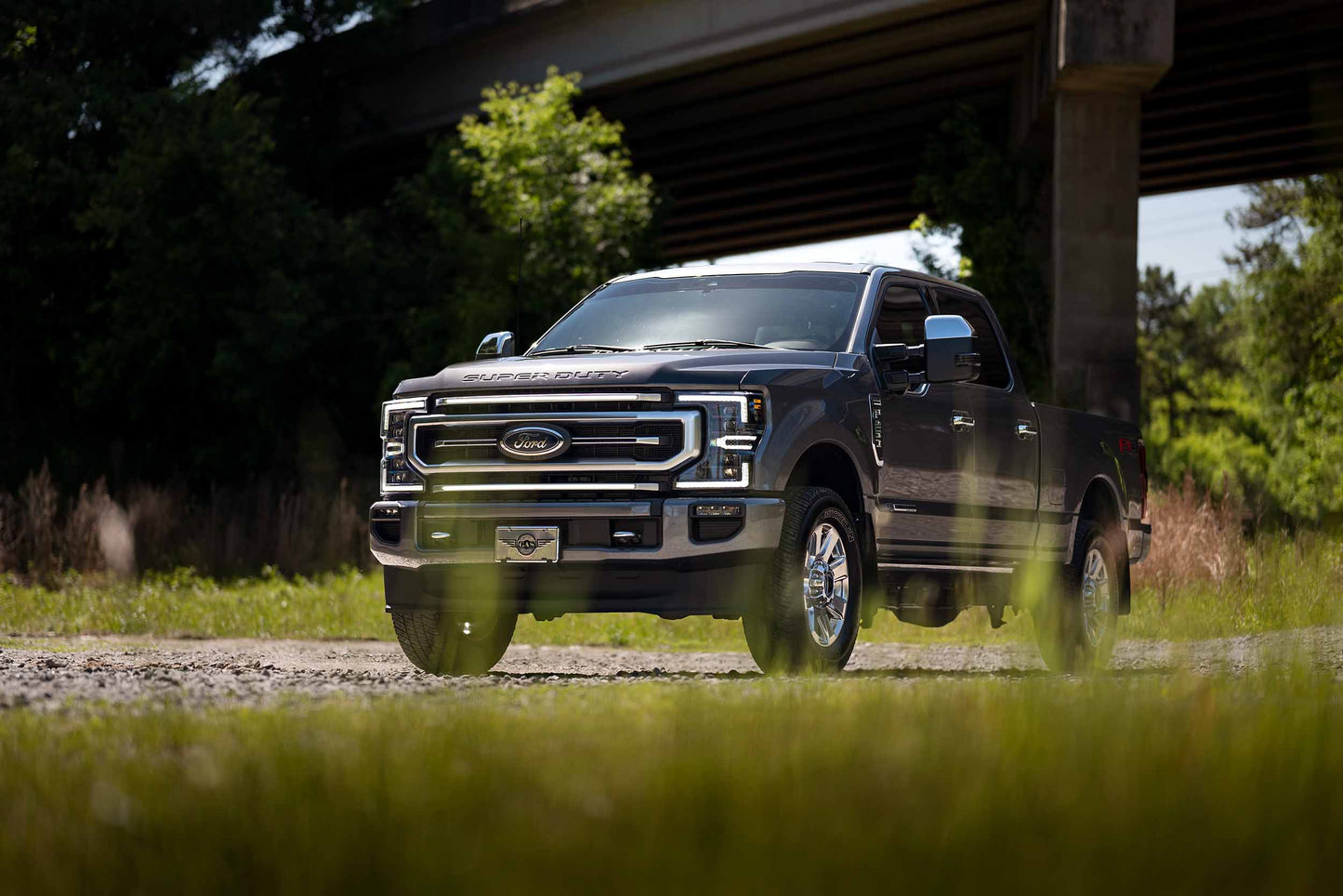 XBG LED DRL Grille Inserts: Ford Super Duty Platinum (20-22 / Set)