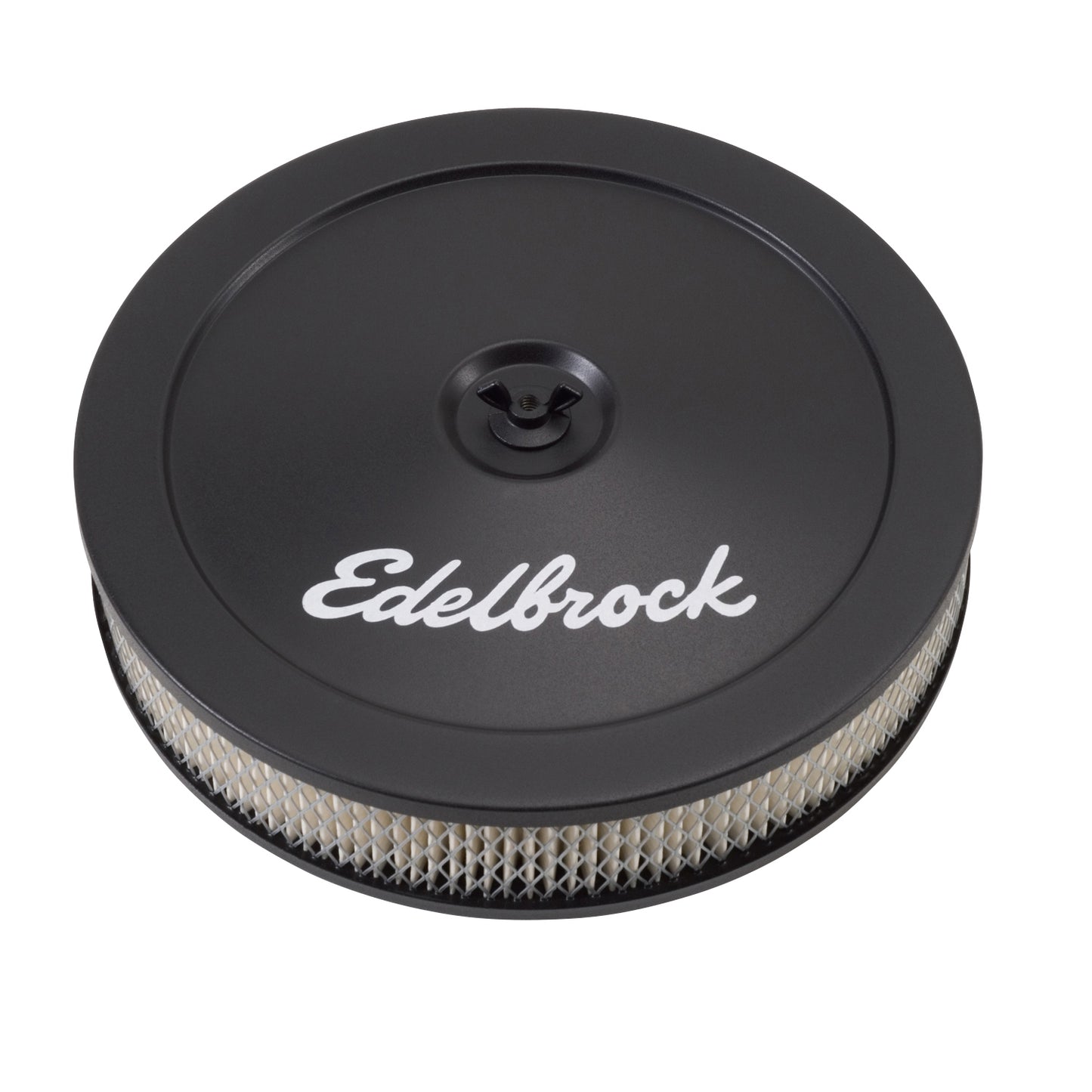 Edelbrock Pro-Flo Black 10" Round Air Cleaner with 2" Paper Element - 1203 Edelbrock