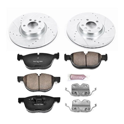 Power Stop 10-13 BMW X5 Front & Rear Z23 Evolution Sport Coated Brake Kit