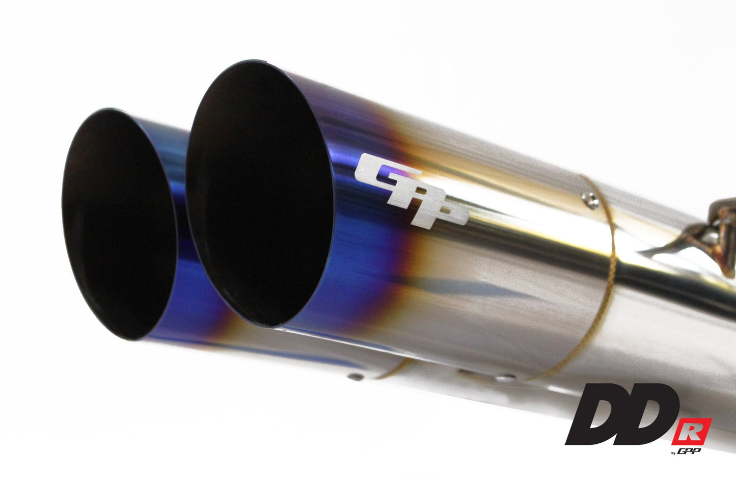 GReddy DD-R Burnt Titanium Tips L=150mm (Pair)