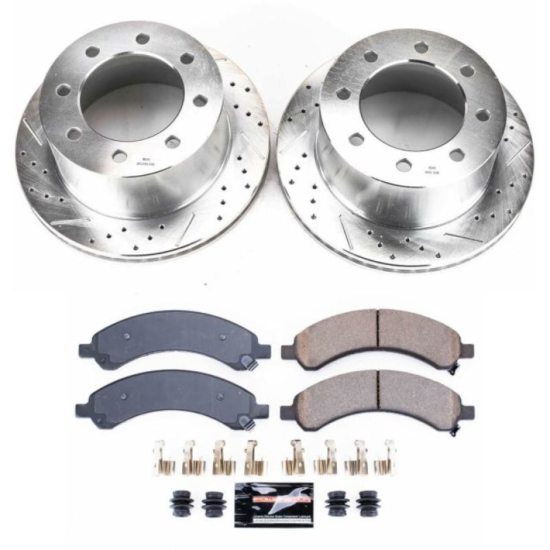 Power Stop 03-08 Chevrolet Express 3500 Rear Z23 Evolution Sport Brake Kit PowerStop