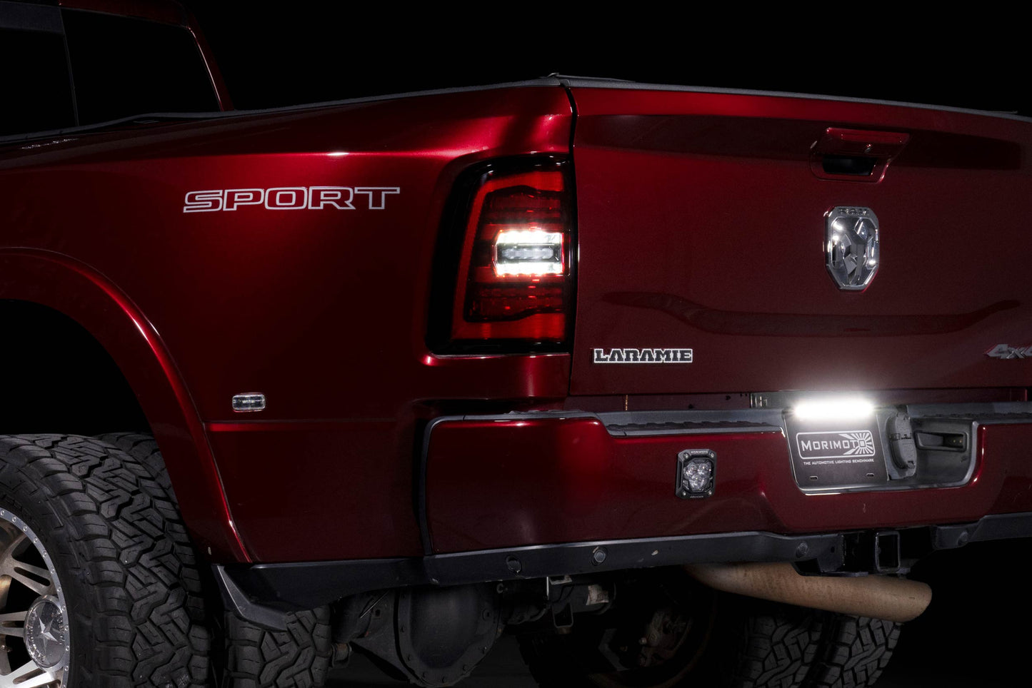 XB LED Tail Lights: Ram HD (19+ / Red Lens / Set)