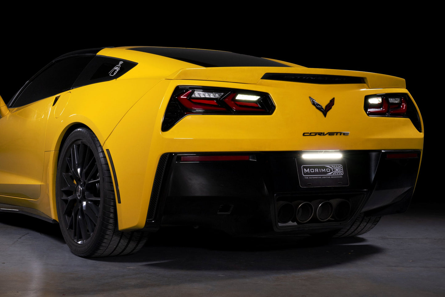 XB LED Tail Lights: Corvette C7 (14-19 / Red Lens Facelift / Set)