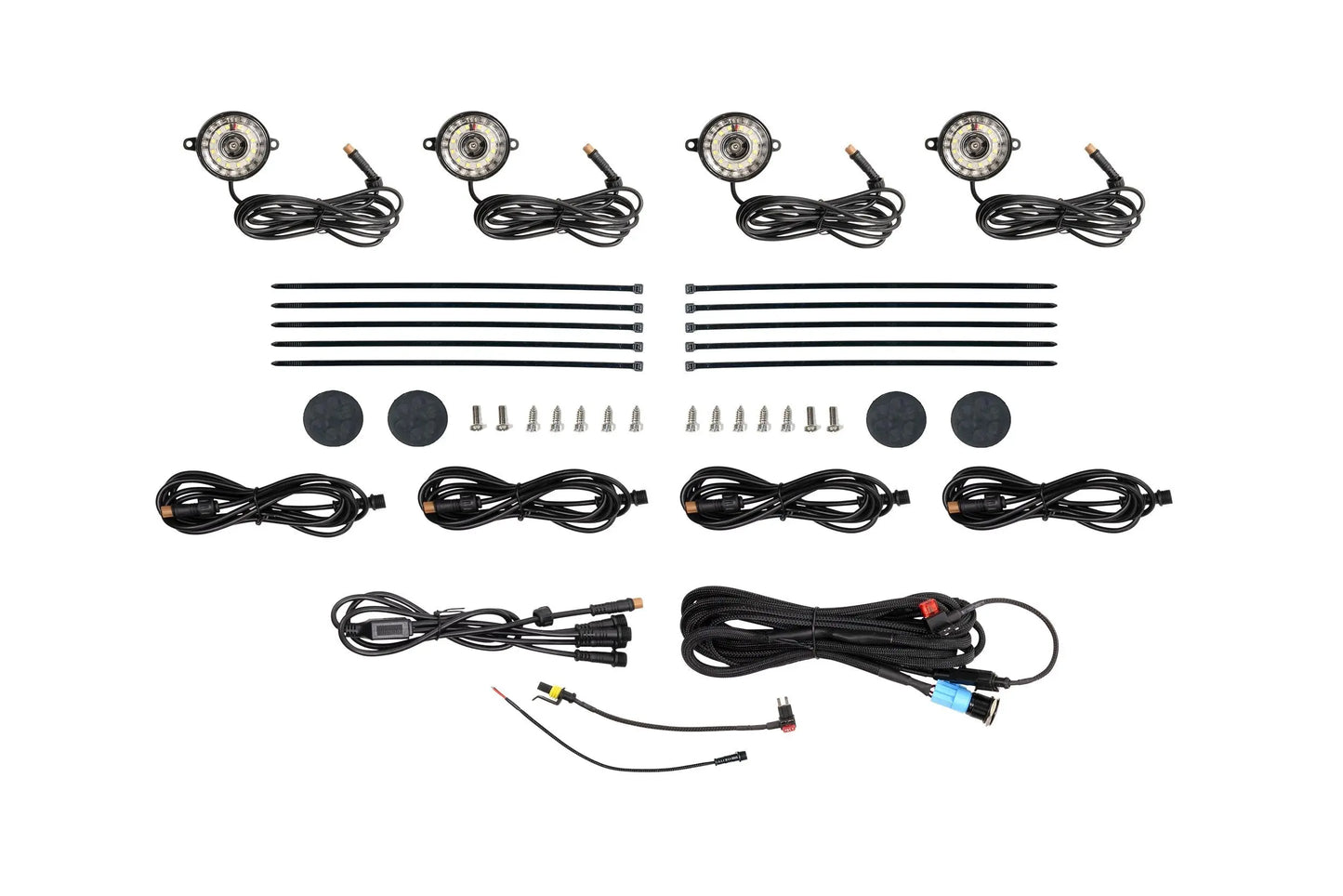 Morimoto Rock Light Kit: White LED / 4 Pack Morimoto