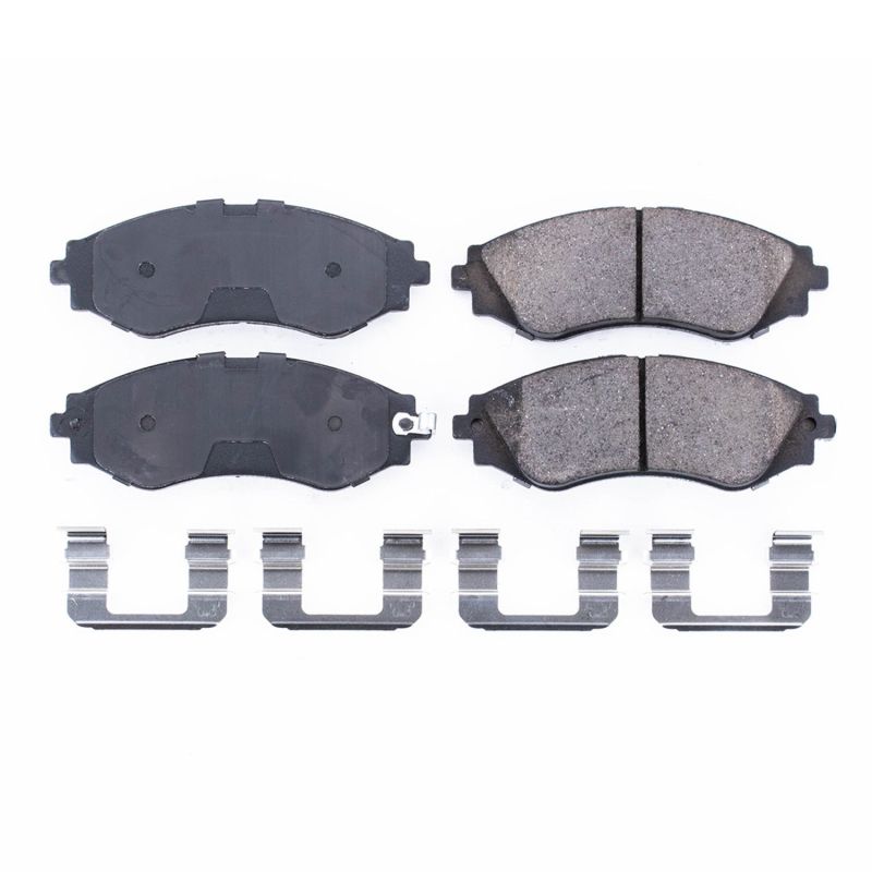 Power Stop 04-11 Chevrolet Aveo Front Z17 Evolution Ceramic Brake Pads w/Hardware PowerStop