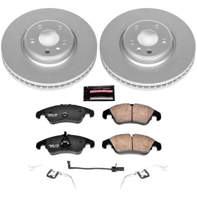 Power Stop 12-16 Audi A4 Front Z23 Evolution Sport Coated Brake Kit PowerStop