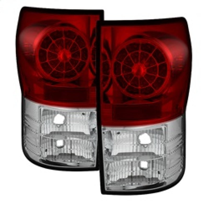 Spyder Toyota Tundra 07-13 LED Tail lights Red Clear ALT-YD-TTU07-LED-RC SPYDER
