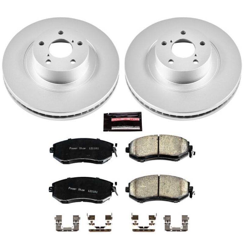 Power Stop 13-16 Scion FR-S Front Z17 Evolution Geomet Coated Brake Kit PowerStop