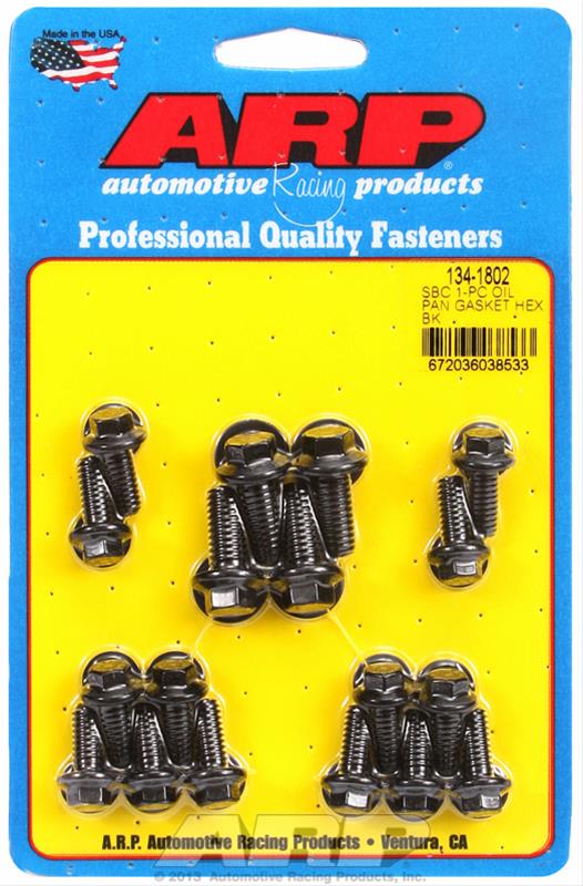 ARP SB Chevy 1-pc Oil Pan Gasket Hex Bolt Kit