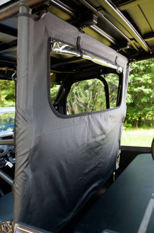 Seizmik Kawasaki Mule Pro FX/FXT Soft Soft Rear Windshield / Dust Panel – 50-04028KIT