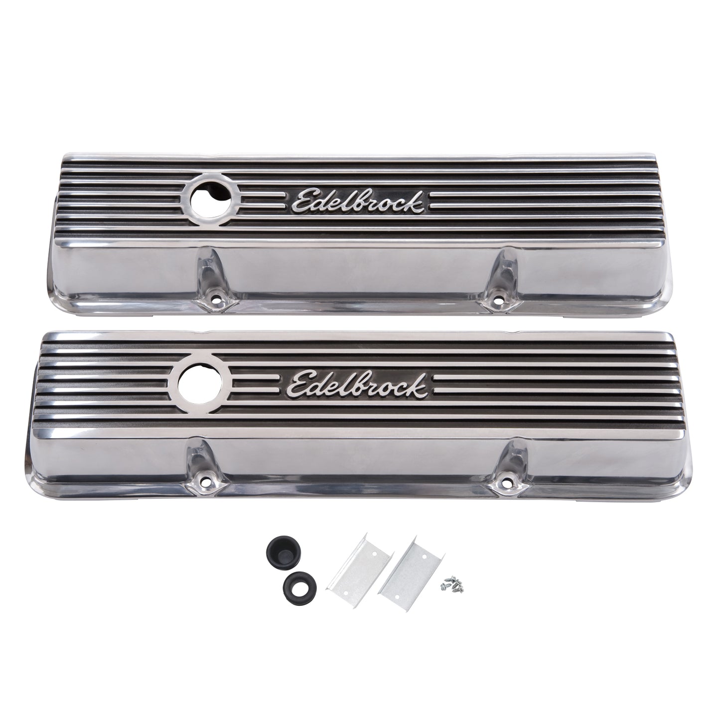 Edelbrock Elite Ii Valve Covers For Chevy 262-400 V8 1959-1986 - 4262 Edelbrock