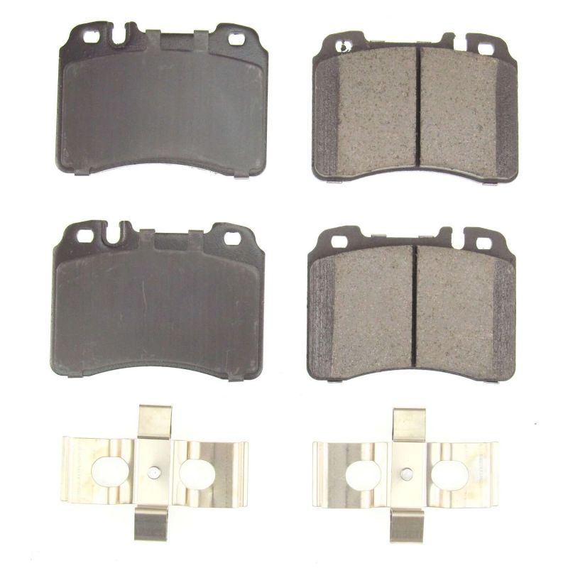 Power Stop 94-95 Mercedes-Benz E320 Front Z17 Evolution Ceramic Brake Pads w/Hardware PowerStop