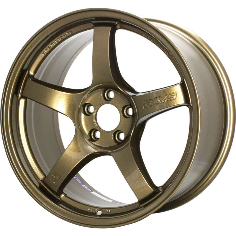 Gram Lights 57CR 18x9.5 +38 5-114.3 Almite Gold Wheel (Min Order Qty Of 20) Gram Lights