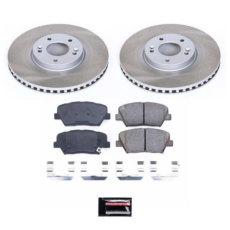 Power Stop 14-20 Kia Sorento Front Semi-Coated Rotor Kit PowerStop