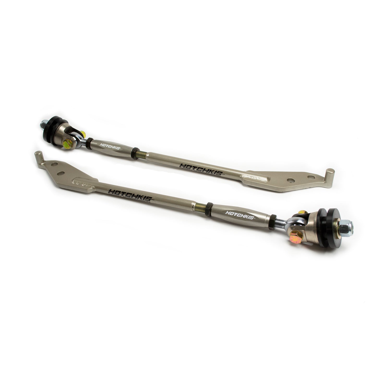 Hotchkis Adjustable Strut Rod Kit – for 1968–1970 Ford Mustang and 1967–1970 Mercury Cougar front suspension; includes adjustable steel strut rods with ends and installation hardware, SKU 14416.