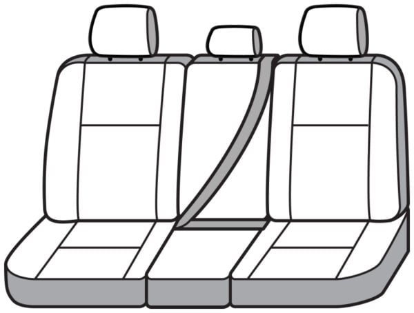 Covercraft 21-24 Ford Expedition Endura PrecisionFit Custom Second Row Seat Covers - Black/Charcoal