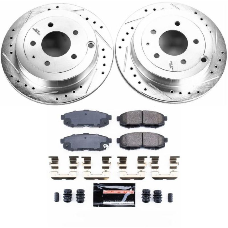 Power Stop 04-06 Mazda MPV Rear Z23 Evolution Sport Brake Kit PowerStop