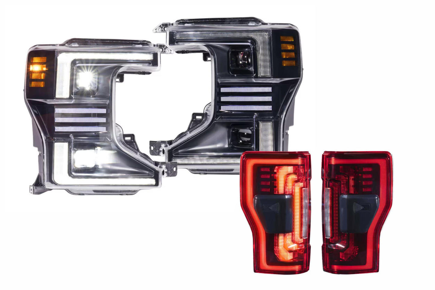 20-22 Ford Super Duty Hybrid Heads and Red Tails