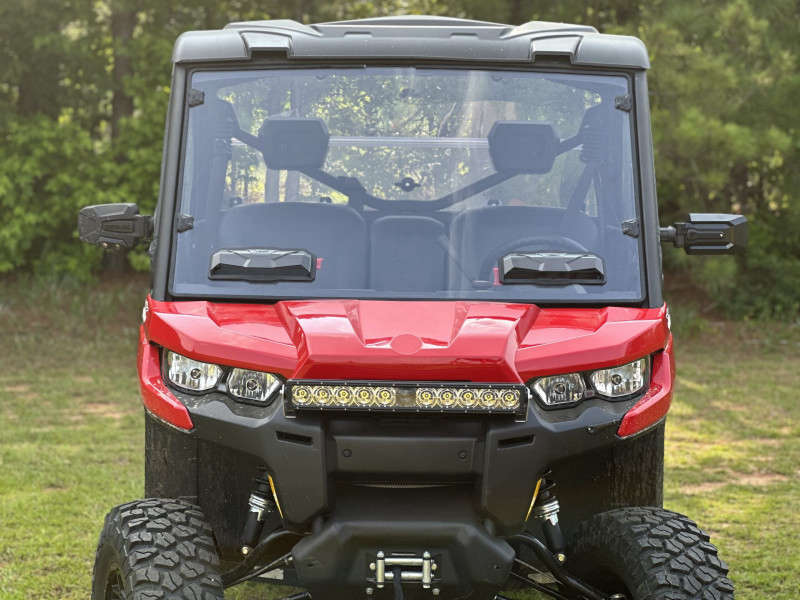 Seizmik Can-Am Defender UV-Resistant Polycarbonate Toolless Versa-Vent Front Windshield – 50-50235KIT