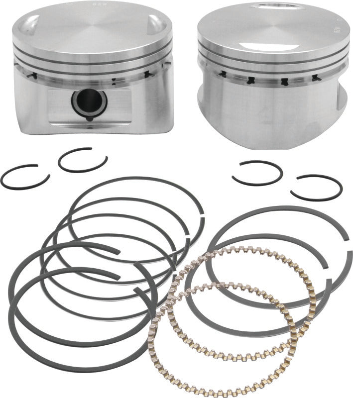 S&S Cycle 84-99 BT Forged 3 5/8in Bore .020in Piston Kits - 92-1902