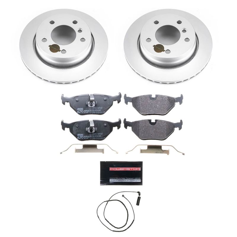 Power Stop 2000 BMW 323Ci Rear Euro-Stop Brake Kit PowerStop
