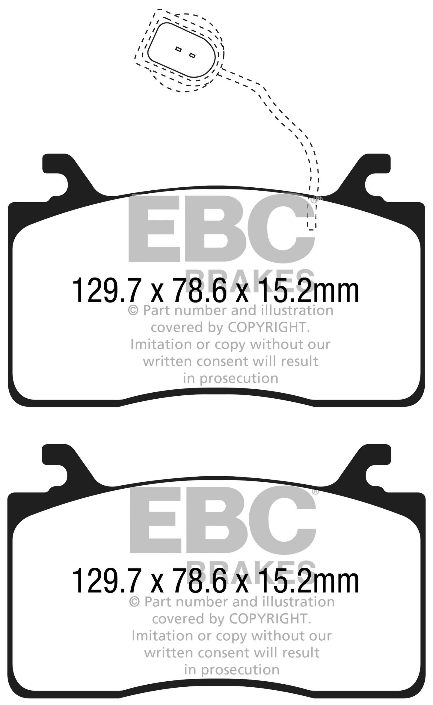 EBC RedStuff Front Brake Pads - DP32325C EBC