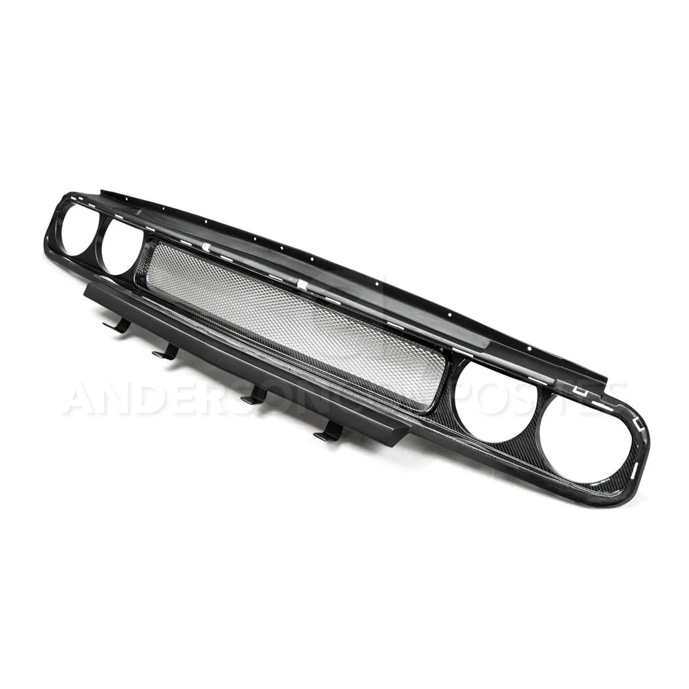 Anderson Composites 08-14 Challenger Carbon Fiber Front Grille - AC-FG0910DGCH-OE Anderson Composites