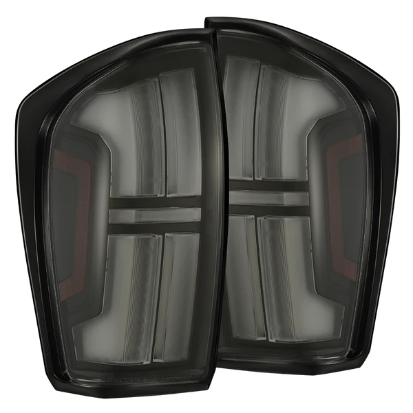 AlphaRex 16-23 Toyota Tacoma/Tundra NOVA-Series Prismatic LED Tail Lights Alpha-Black