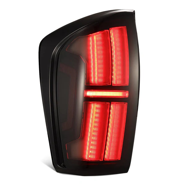 AlphaRex 16-23 Toyota Tacoma/Tundra NOVA-Series Prismatic LED Tail Lights Alpha-Black