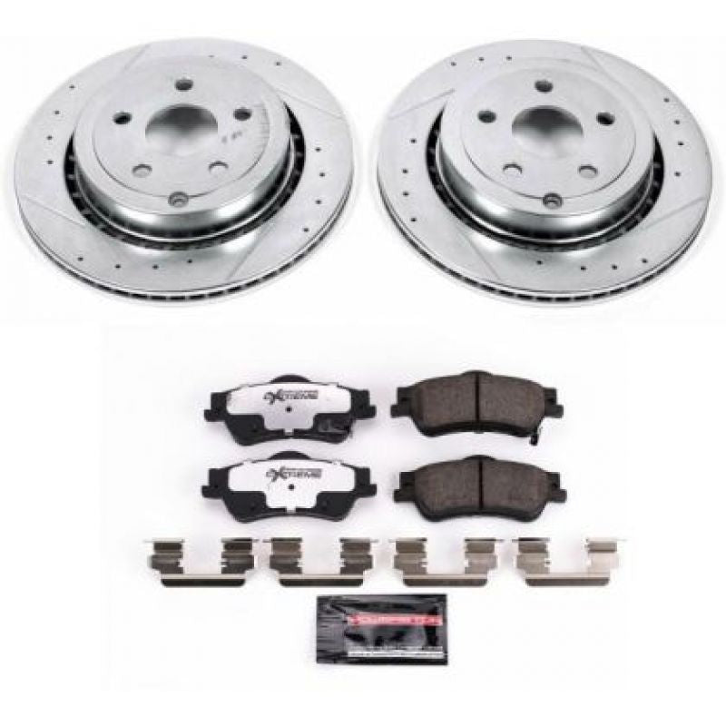 Power Stop 13-14 Ford Edge Front & Rear Z23 Evolution Brake Kit