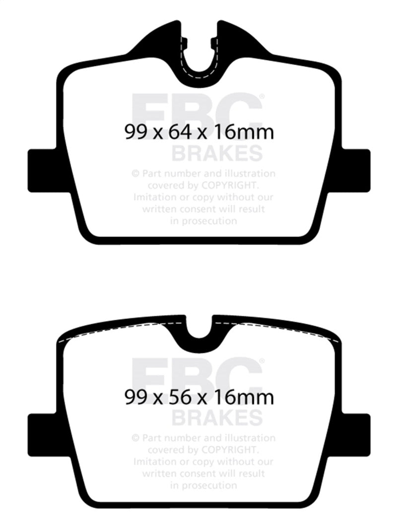 EBC BlueStuff Rear Brake Pads - DP52405NDX EBC