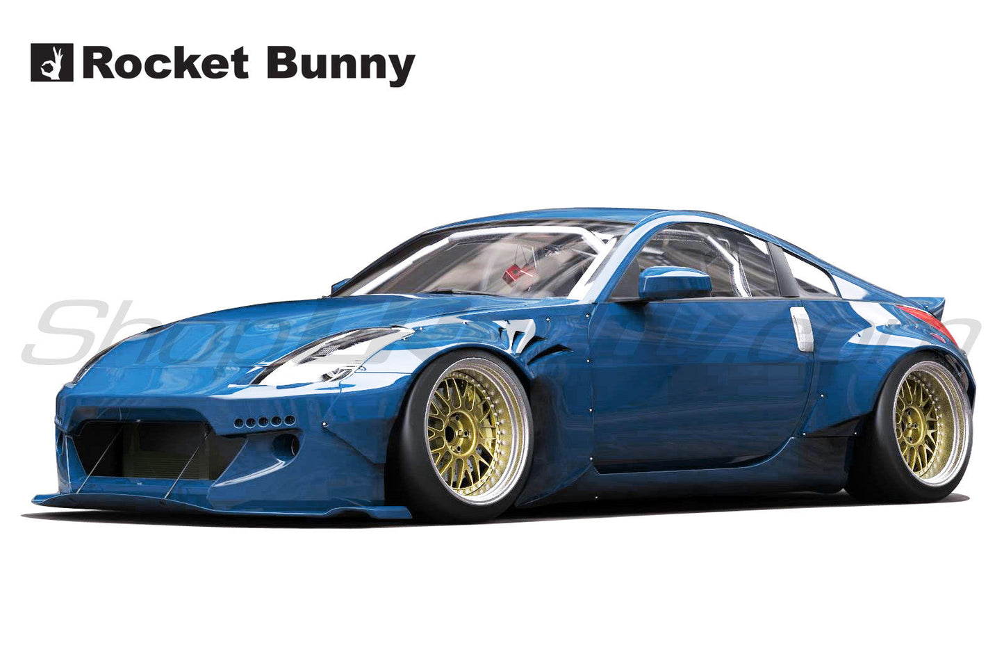 GReddy Nissan Z33 Rocket Bunny Aero Kit - Front Fenders