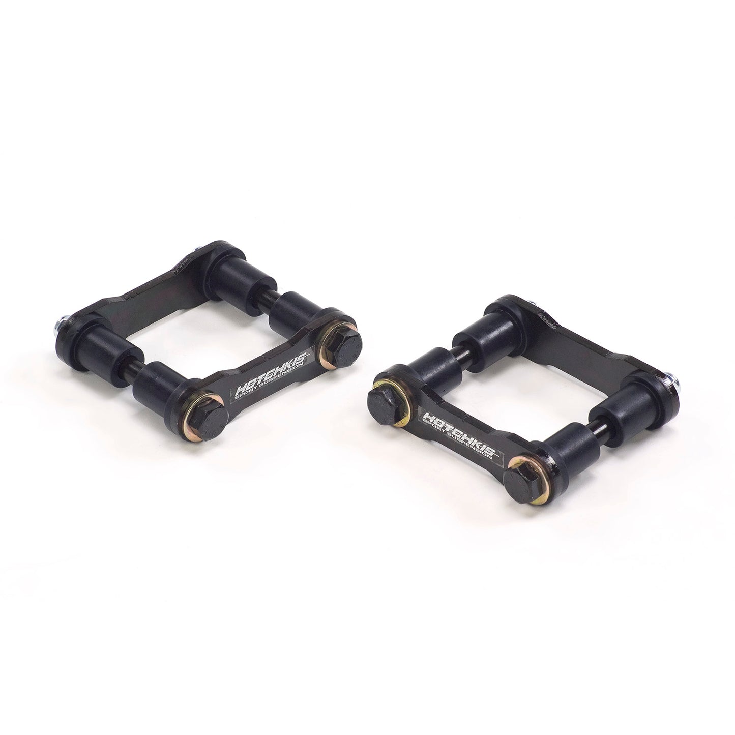 Hotchkis Heavy Duty Shackle Kit – Mopar B‑Serie & E‑Body (1966–1974) rear leaf spring shackles and mounting brackets in heavy-duty construction, SKU 17367.