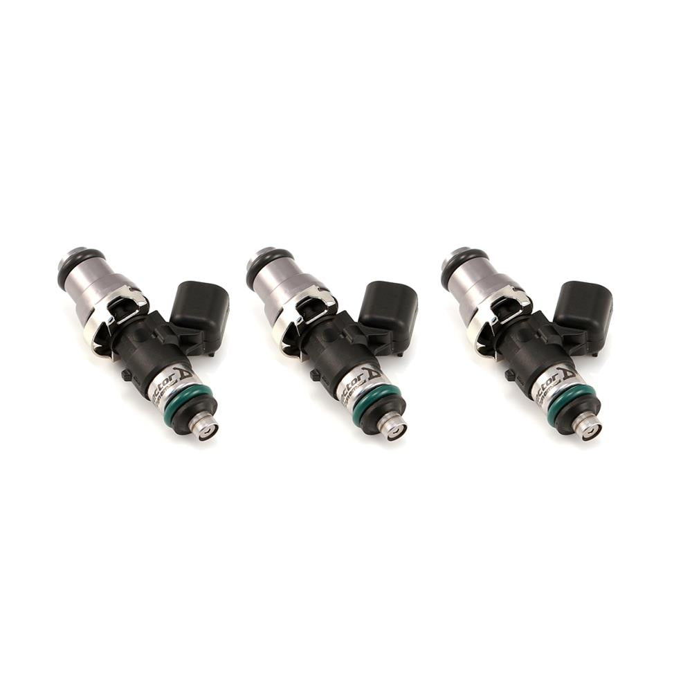 Injector Dynamics 1750-XDS - 09-12 Ski-Doo E-Tec Snowmobile 14mm (Grey) Adapter Tops Set of 3