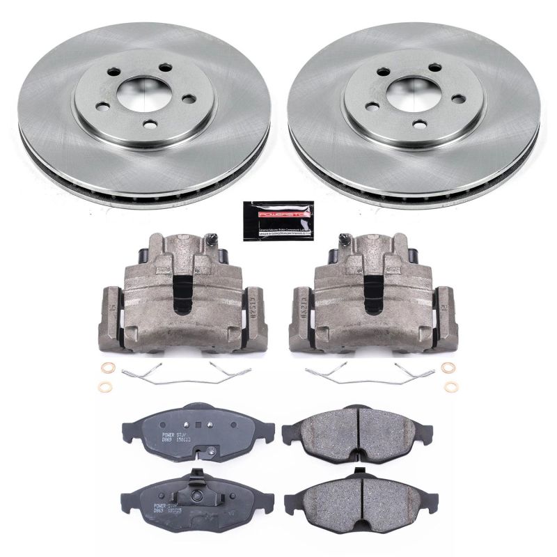 Power Stop 01-06 Chrysler Sebring Front Autospecialty Brake Kit w/Calipers PowerStop