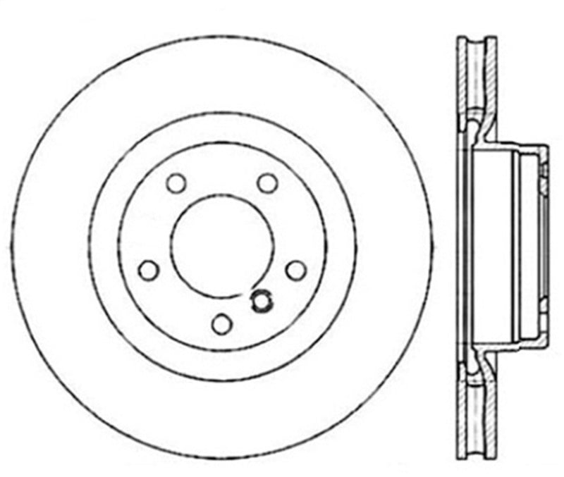 StopTech Drilled Sport Brake Rotor Stoptech