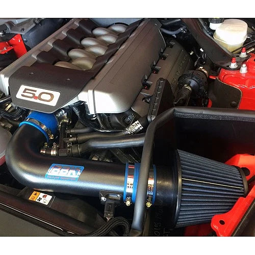 BBK Ford Mustang GT 5.0 Cold Air Intake Kit Blackout 15-17 BBK
