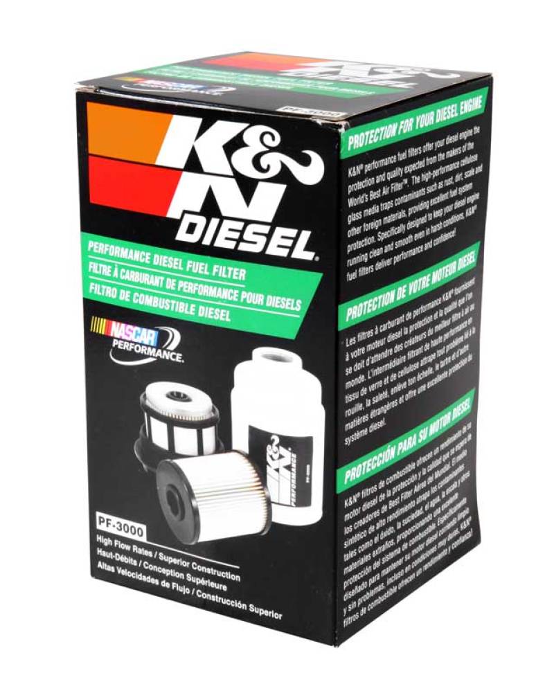 K&N Cellulose Media Fuel Filter 3.5in OD x 6.281in L K&N Engineering