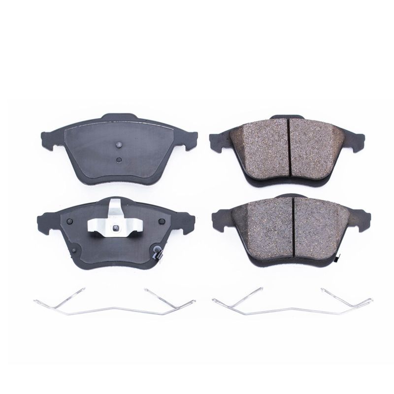 Power Stop 06-07 Mazda 6 Front Z17 Evolution Ceramic Brake Pads w/Hardware PowerStop