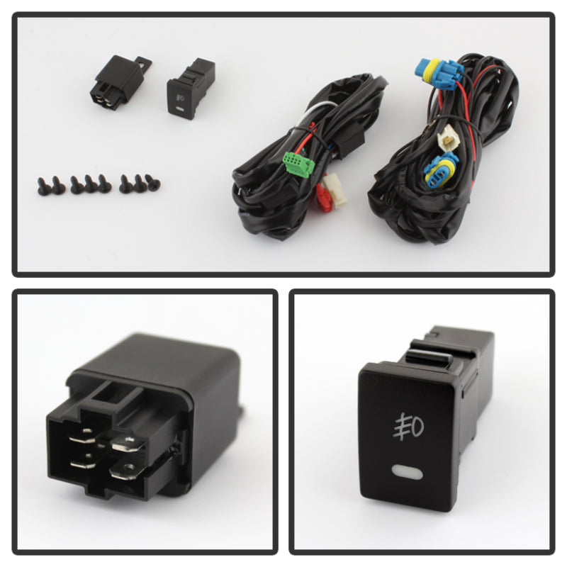 Spyder Scion IQ 2012-2013 OEM Fog Light w/Switch- Clear FL-SIQ12-C SPYDER