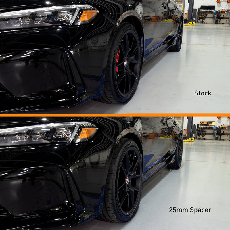 Mishimoto Wheel Spacers - 5x120 - 64.1 CB - M14 x1.5 - 10mm - BK Mishimoto