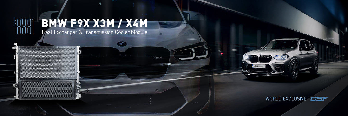 CSF BMW F9X X3M/X4M High-Performance Heat Exchanger and Transmission Cooler Module