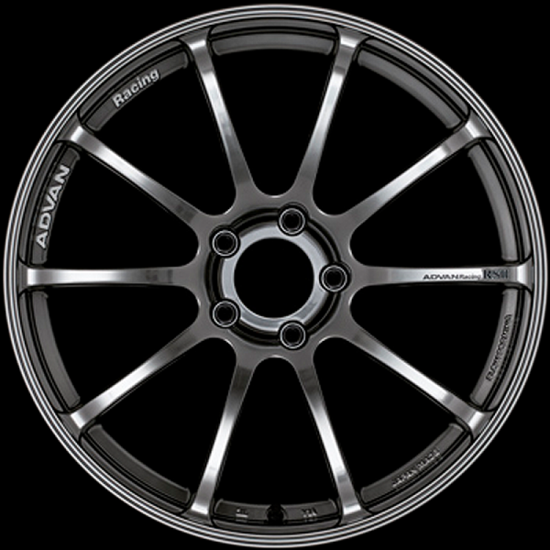 ADVAN Racing RSII 17x9.5 +25 5x114.3 Wheel - Hyper Black - YAP7J25EHB