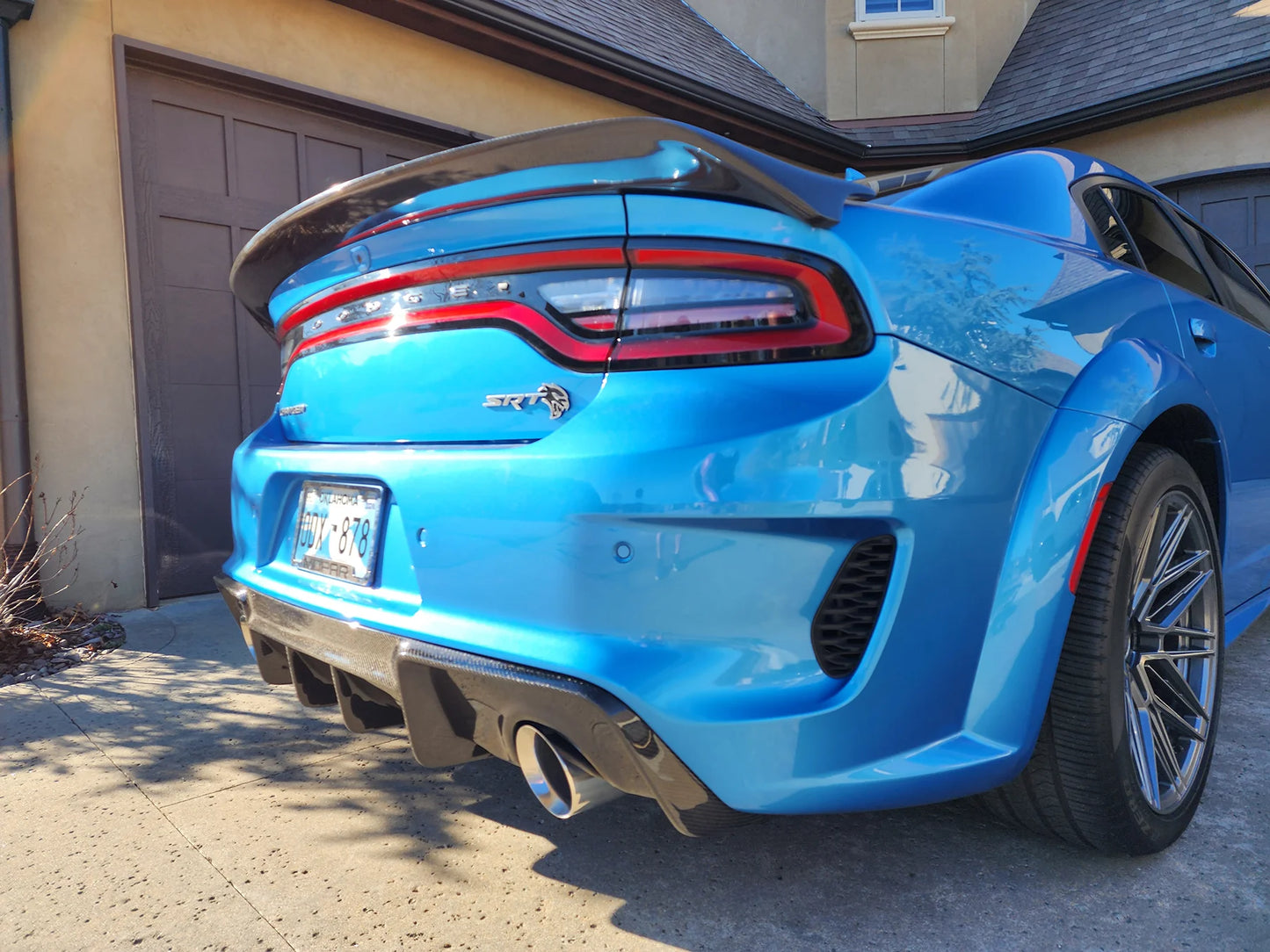 Anderson Composites 20-23 Dodge Charger Hellcat Widebody Carbon Rear Diffuser AC-RD15DGCR-MB