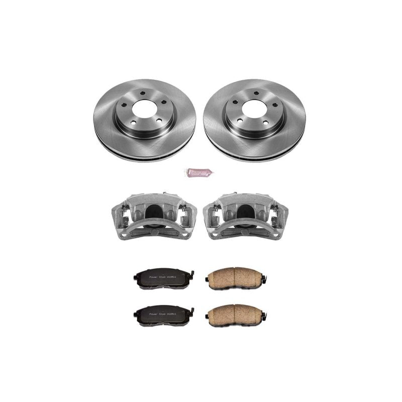 Power Stop 13-18 Nissan Sentra Front Autospecialty Brake Kit w/Calipers PowerStop
