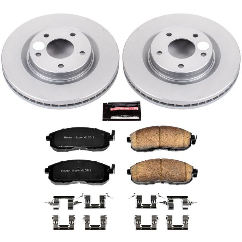 Power Stop 11-17 Nissan Juke Front Z17 Evolution Geomet Coated Brake Kit PowerStop