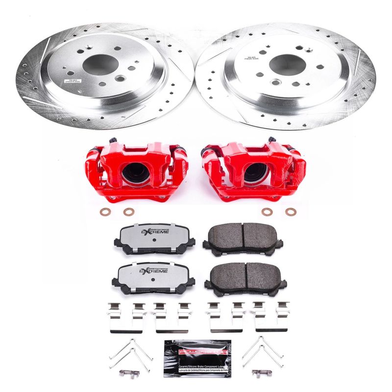Power Stop 14-16 Acura MDX Rear Z36 Truck & Tow Brake Kit w/Calipers PowerStop