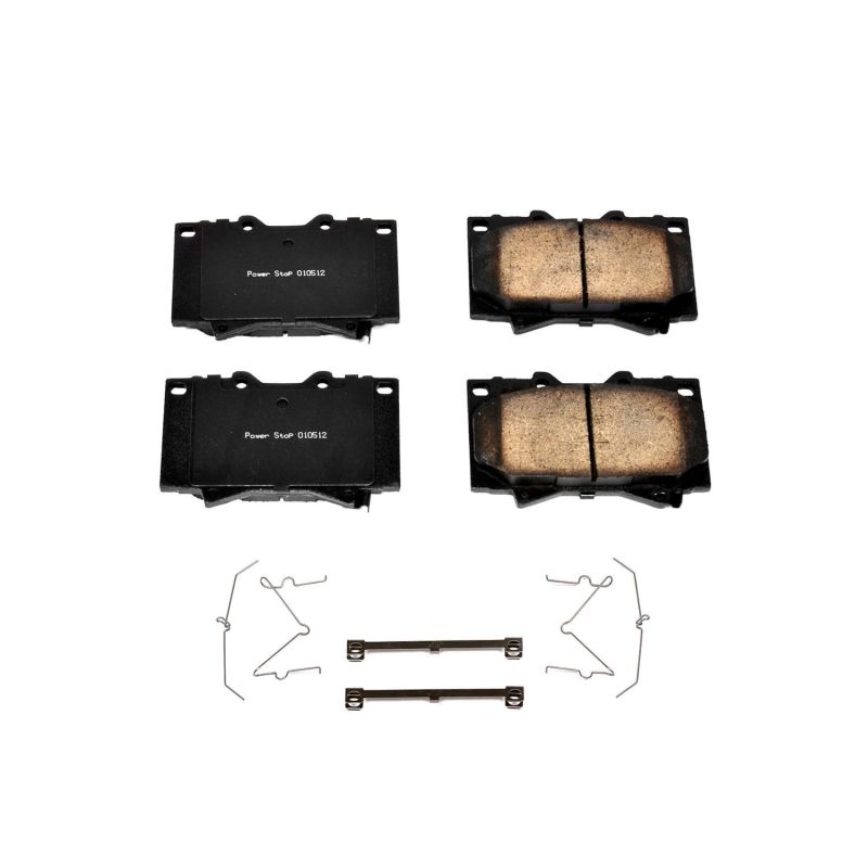 Power Stop 98-07 Lexus LX470 Front Z17 Evolution Ceramic Brake Pads w/Hardware PowerStop